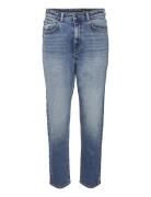 Nmmoni Hw Straght Ank Jeans Az221Db Noos Bottoms Jeans Straight-regula...