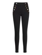 Adina Highwaist Jeans Bottoms Jeans Skinny Black Bubbleroom