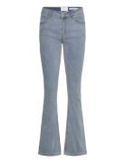 Pd-Marija Support Jeans Wash Bright Bottoms Jeans Flares Blue Pieszak