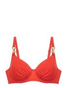 Oda Bikini Top Swimwear Bikinis Bikini Tops Wired Bikinitops Orange Do...