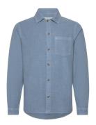 Casual Shirt Tops Overshirts Blue Revolution