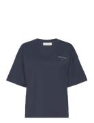 Verasw T-Shirt Tops T-shirts & Tops Short-sleeved Navy Sofie Schnoor