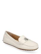 Barnsbury Nappa Leather Driver Mokasiner Lave Sko White Lauren Ralph L...