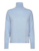 Lr-Zophia Tops Knitwear Turtleneck Blue Levete Room