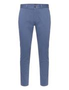 Chino_Slim Bottoms Trousers Chinos Blue BOSS