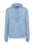 Sc-Banu Tops Sweat-shirts & Hoodies Sweat-shirts Blue Soyaconcept