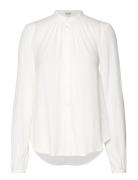 Sranna Shirt Tops Blouses Long-sleeved White Soft Rebels