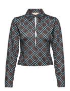 Shirt Tops Shirts Long-sleeved Multi/patterned Barbara Kristoffersen B...