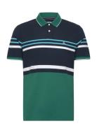 H Ycomb Jqrd Eng S Tops Polos Short-sleeved Green Original Penguin