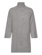 Sc-Nessie Tops Knitwear Turtleneck Grey Soyaconcept