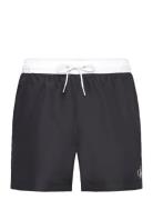 Medium Drawstring Badeshorts Black Calvin Klein