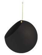 Globe Hængende Blomsterpotte Home Decoration Flower Pots Black AYTM