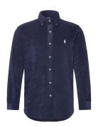 Knit Terry Shirt Tops Shirts Casual Navy Polo Ralph Lauren