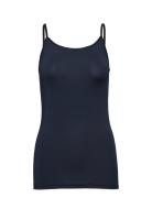 Byiane Strap Top Tops T-shirts & Tops Sleeveless Navy B.young