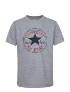 Converse Chuck Patch Tee Sport T-shirts Short-sleeved Grey Converse