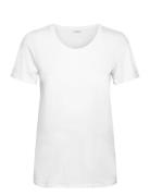 Top Mom Vega Tops T-shirts & Tops Short-sleeved White Lindex