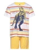 Set Pyjalong Pyjamas Sett Yellow Jurassic World