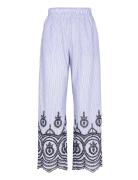 Ochange Bottoms Trousers Straight Leg Blue Munthe