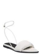 Ellye_Sandal_Napd Flate Sandaler White HUGO