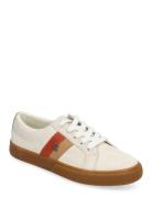 Janson Ii Suede & Leather Sneaker Lave Sneakers Beige Lauren Ralph Lau...