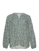 Wa-Sigga Tops Blouses Long-sleeved Green Wasabiconcept