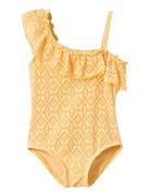 Nmffannie Swimsuit Lil Badedrakt Badetøy Yellow Lil'Atelier