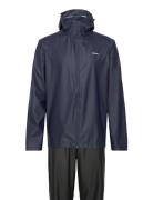 Packable Rainset Outerwear Rainwear Rain Coats Navy Tretorn