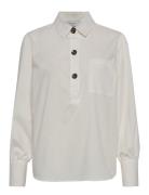 Fqflynn-Sh Tops Shirts Long-sleeved Cream FREE/QUENT