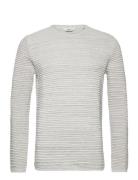 Sdstruan Tops Knitwear Round Necks Grey Solid