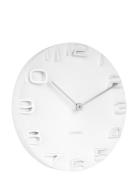 Wall Clock On The Edge Home Decoration Watches Wall Clocks White KARLS...