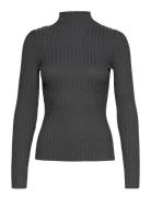 Karlina Ls Top Tops Knitwear Jumpers Grey NORR