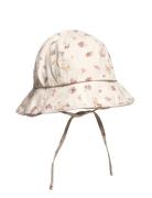 Sun Hat W. String Solhatt Multi/patterned En Fant