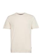 Thompson 01 Tops T-shirts Short-sleeved Cream BOSS