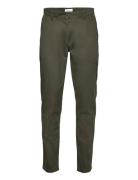 Luca Slim Chino Pant Gots/Vegan Bottoms Trousers Chinos Khaki Green Kn...