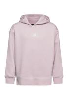 Nb Essentials Graphic Bb Fleece Hoodie Sport Sweat-shirts & Hoodies Ho...