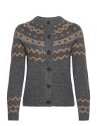 Fqmerla-Cardigan Tops Knitwear Cardigans Grey FREE/QUENT