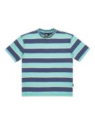 Stripe Tee Yth Tops T-shirts Short-sleeved Blue Quiksilver