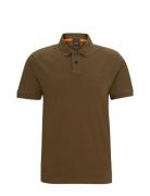 Passenger Tops Polos Short-sleeved Khaki Green BOSS