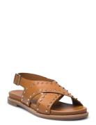 Sandal Flate Sandaler Brown Sofie Schnoor