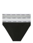 Bikini 3Pk Truse Brief Truse Multi/patterned Calvin Klein