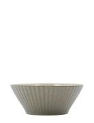 Bowl, Hdpleat, Grey/Brown Home Tableware Bowls Breakfast Bowls Grey Ho...