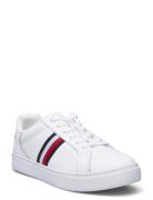 Essential Court Sneaker Stripes Lave Sneakers White Tommy Hilfiger