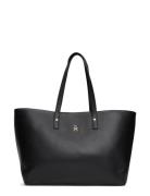 Th Chic Tote Shopper Veske Black Tommy Hilfiger