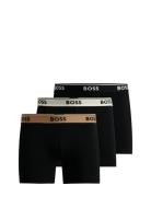 Boxerbr 3P Power Boksershorts Black BOSS