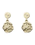 Fpkanna J Earrings Plated Øredobber Smykker Gold Pieces