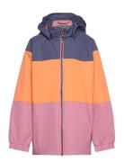 Jacket - Colorblock/Striped Tynn Jakke Skalljakke Multi/patterned Colo...