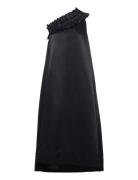 Cmava-Dress Knelang Kjole Black Copenhagen Muse