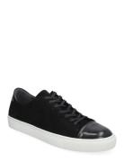 Lescape Suede Shiny Lave Sneakers Black Sneaky Steve