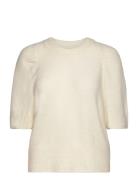 Esperanzapw Pu Tops Knitwear Jumpers Beige Part Two