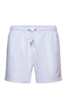 Seersucker Swim Shorts Badeshorts Blue GANT